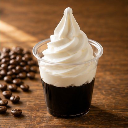 コーヒーゼリーソフト